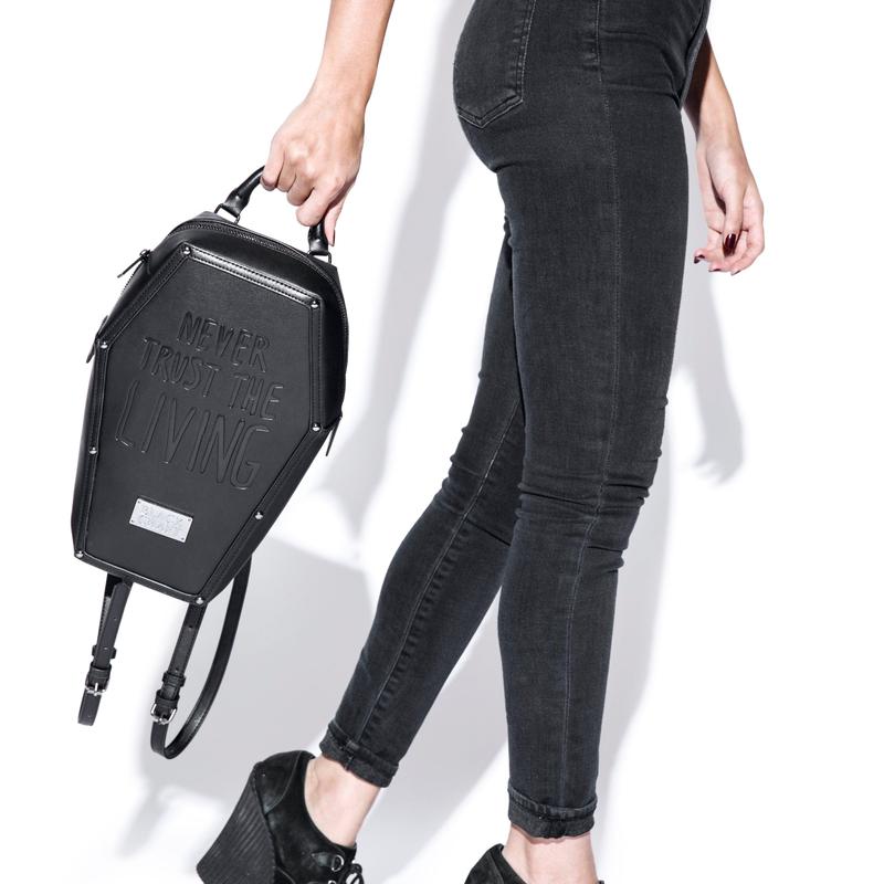 Never Trust Coffin Backpack