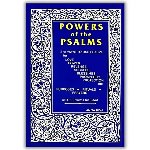 Power of the Psalms by Anna Riva - English Trade Paperback/Softcover Book Bundle, Religious Daily Meditation Tool for Faith, Health, Success, Personal Reflection