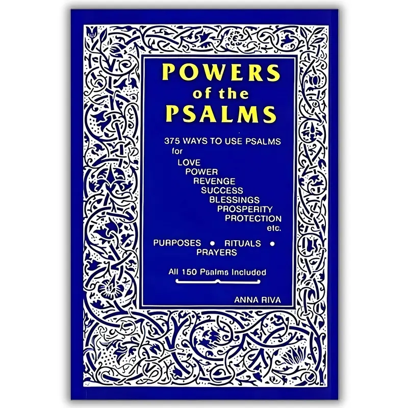 Power of the Psalms by Anna Riva - English Trade Paperback/Softcover Book Bundle, Religious Daily Meditation Tool for Faith, Health, Success, Personal Reflection