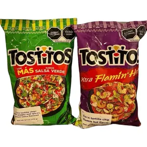 Tostitos Bundle! 6 bags of 65 grams each! 3 flaming hot and 3 salsa verde. Tostitos Bundle! 6 bags of 65 grams each! 3 flaming hot and 3 salsa verde.