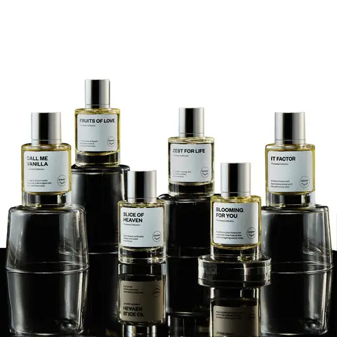 The Icons Collection, Dossier Originals, 50ml, Eau de Parfum, Slice of Heaven, Call Me Vanilla, Blooming For You, Fruits of Love, Zest for Life