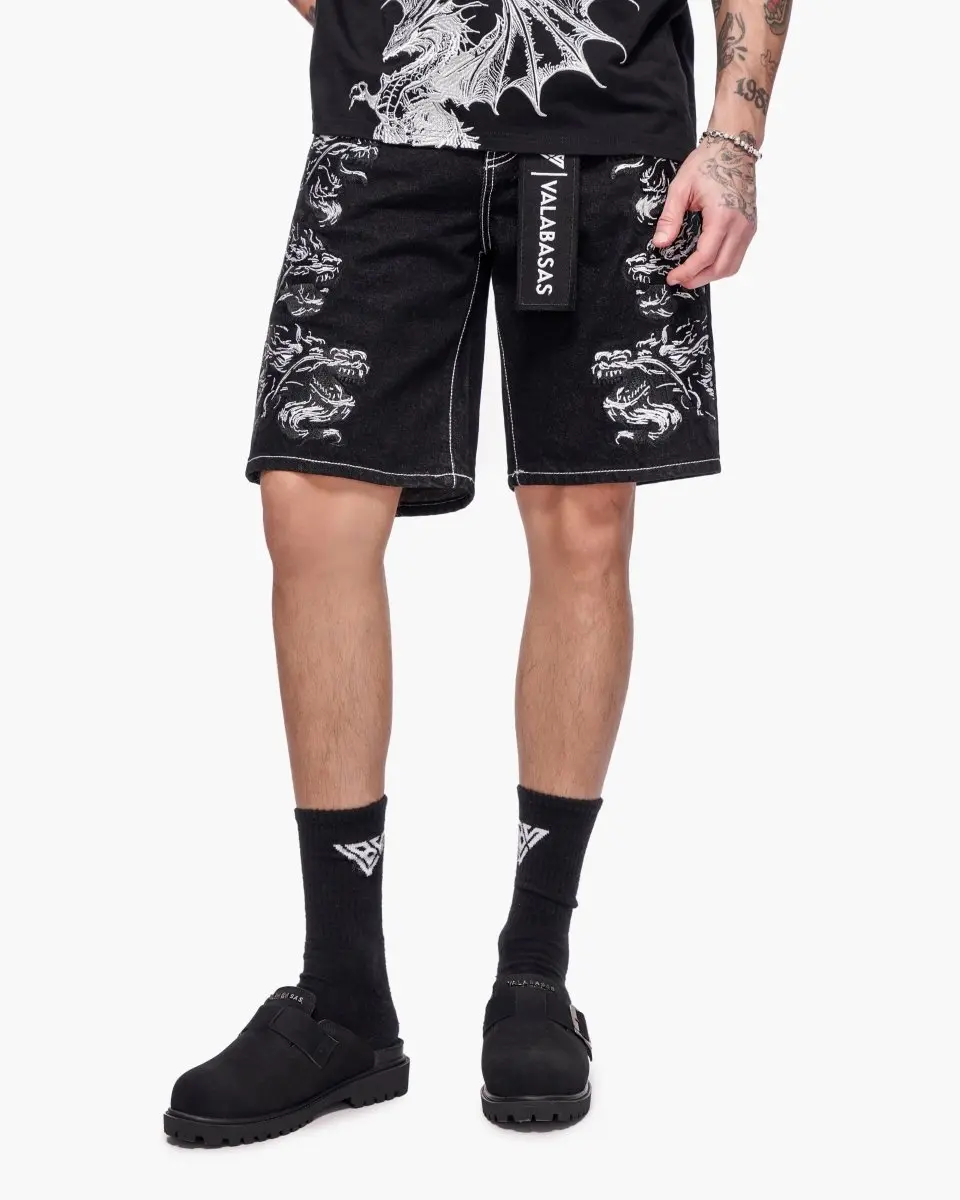 Tsuki Shorts Jet Black