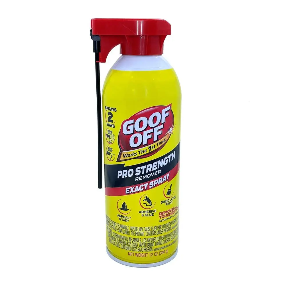 12 oz. Pro Strength Exact Spray Texture Remover for Latex Paint and Adhesive Remover on Multisurface 1 Pack
