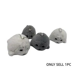 Mini Dolphin Plush Hanging Ornament, Fur Ocean Animal Toy, Cute Kawaii Bag Charm Gift, Valentine's Day Wedding Decor