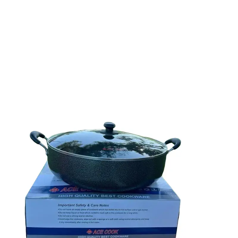 Arrosera con antiaderente 16qts  non-stick low pot 16 QTs