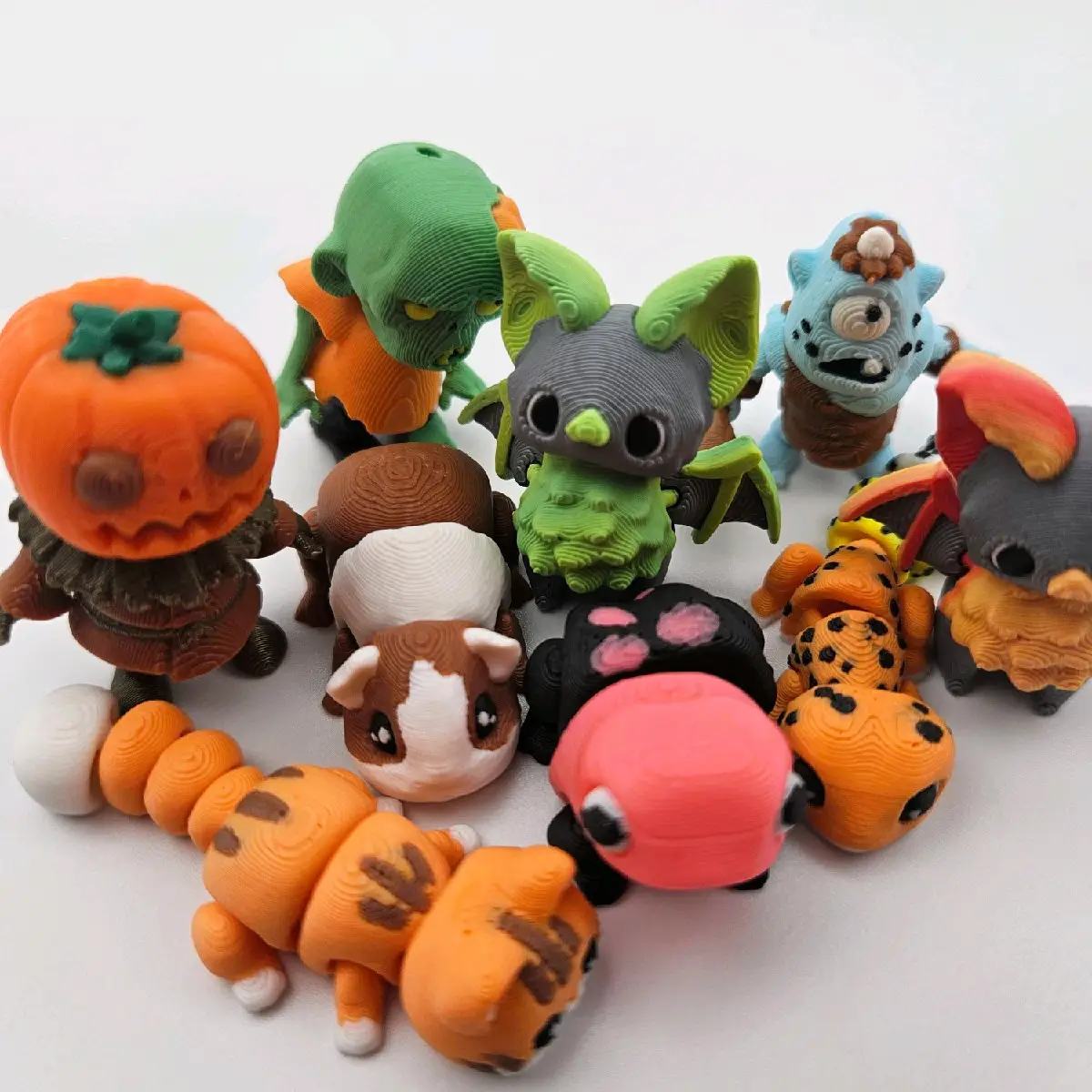 Pocket Pet Add Ons! | 3D Printed Articulating Flexi Fidget Statue Bobblehead Resin Figure