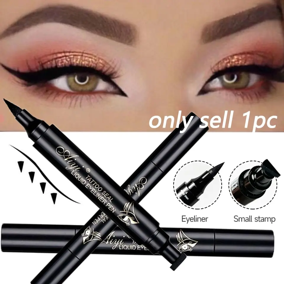 Waterproof Cat Eye Eyeliner Pen, Sweat-Resistant Long-Lasting Makeup Tool, Ideal for Beginners, No Smudging, Easy Application