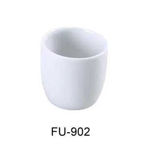 Yanco FU-902 1.5 oz Fuji Porcelain Wine Cup, Bone White - 1.75 x 1.5 in. - Pack of 72