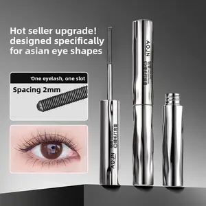 Tubing Mascara Primer – Lengthening & Curling, No Smudge, Natural Waterproof, Washes Off with Warm Water | Spiral Brush + Steel Tube