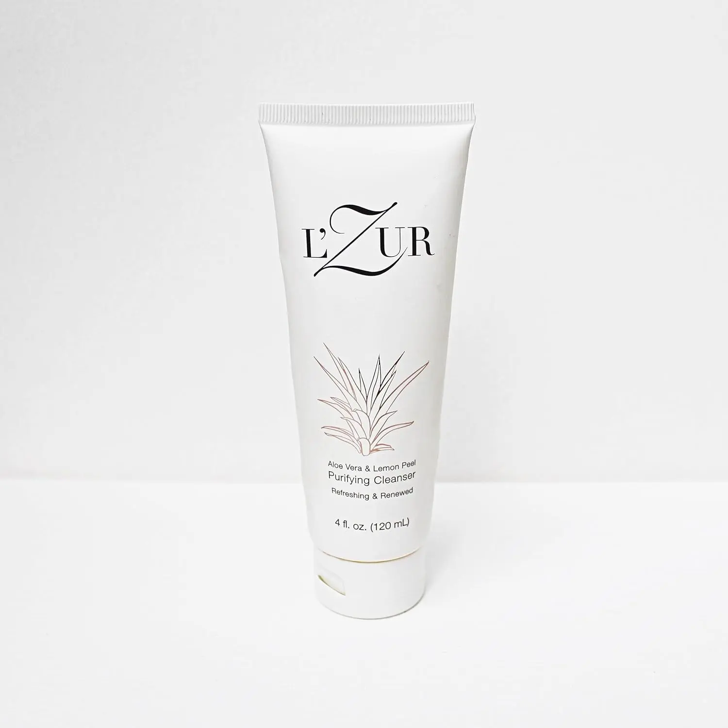 L’Zur Aloe Vera & Lemon Peel Purifying Cleanser for Women Facial Age Defender Natural ingredients 4 - Fluid Ounce