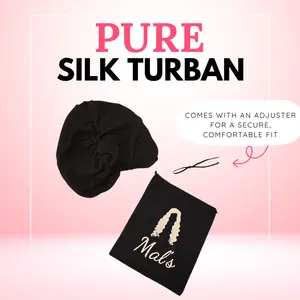 100% Pure Silk Turban