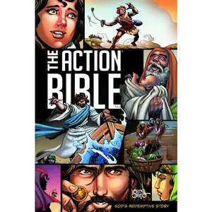 USED Book - The Action Bible: God's Redemptive Story by Action Bible, The (Hardcover) - english