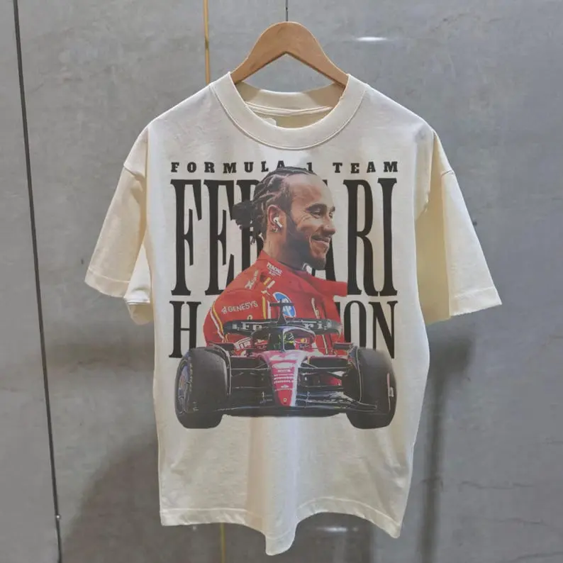 [Sale Up To 40%] Lewis Hamilton Ferrari F1 T-Shirt