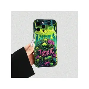 Hot Selling Creative Skull And  Pattern Mobile Phone Case, Suitable For IPhone 16/15/14/13/12/11/XS/XR/X/7/8 Plus/Pro/Max/Mini - Creative And Fashionable Design, Suitable For Men And Women, Give To Friends, Family, Boyfriend, Girlfriend