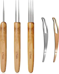 Dreadlock Crochet Hook for Hair, Loc  for Dreads, Dreadlocks Crochet , Interlocking Tool for , Braid Craft(0.75mm)