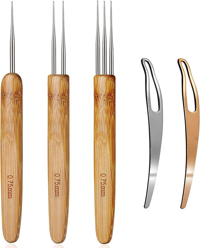 Dreadlock Crochet Hook for Hair, Loc  for Dreads, Dreadlocks Crochet , Interlocking Tool for , Braid Craft(0.75mm)