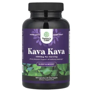 Nature's Craft Kava Kava, 120 Capsules (500 mg per Capsule)