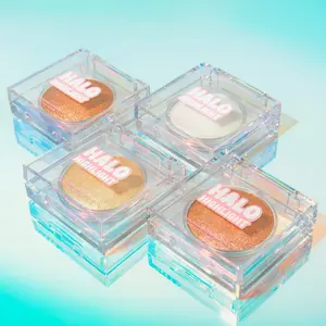 Honey Halo Halo Highlight Cream Glitter Makeup - Lightweight Radiant Bronzer for Contour & Eyelids - 4g Vegan Cruelty-Free Product