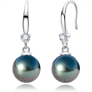 8-12MM Tahitian Black Pearl, AAA Handselected Nature Black Pearls,