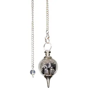 Glass Sephoroton Crystal Pendulum – Amethyst, Rose Quartz, Hematite, Angelite & More | Choose Your Stone