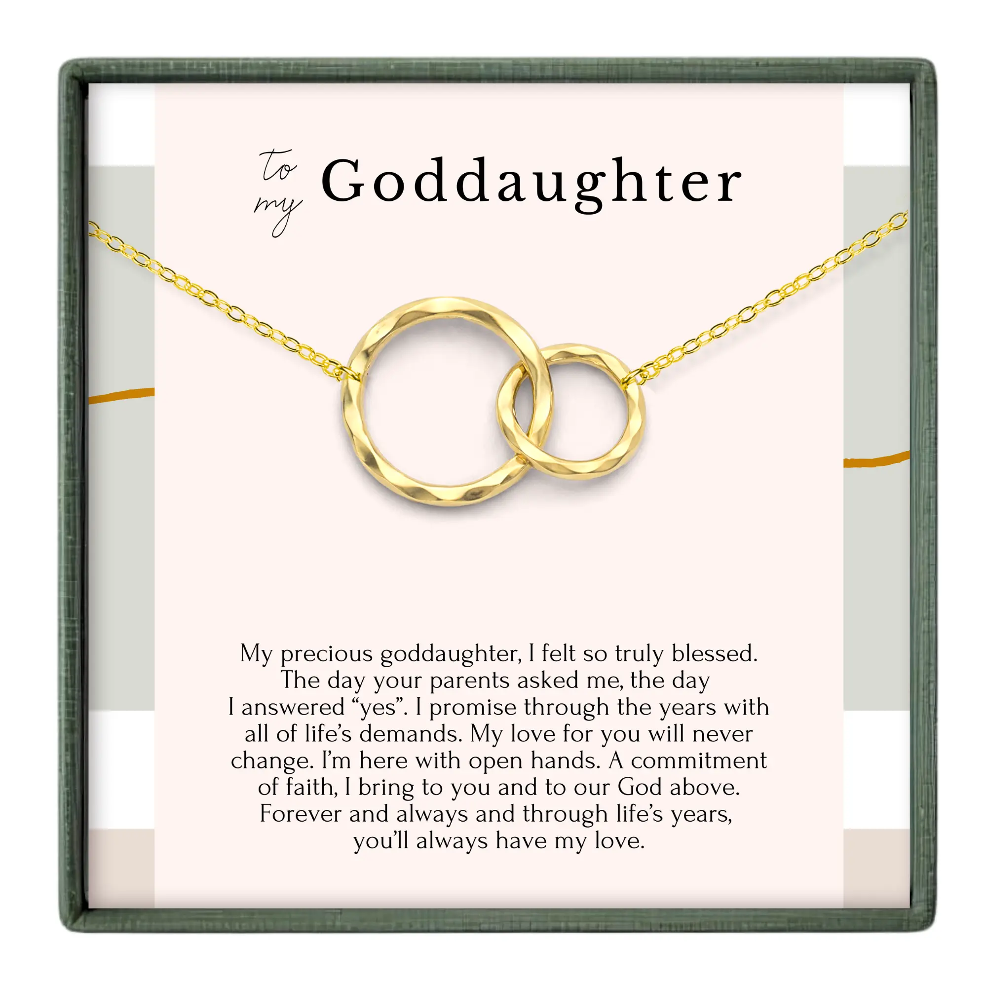 Goddaughter Necklace – Gift for Her from Godmother