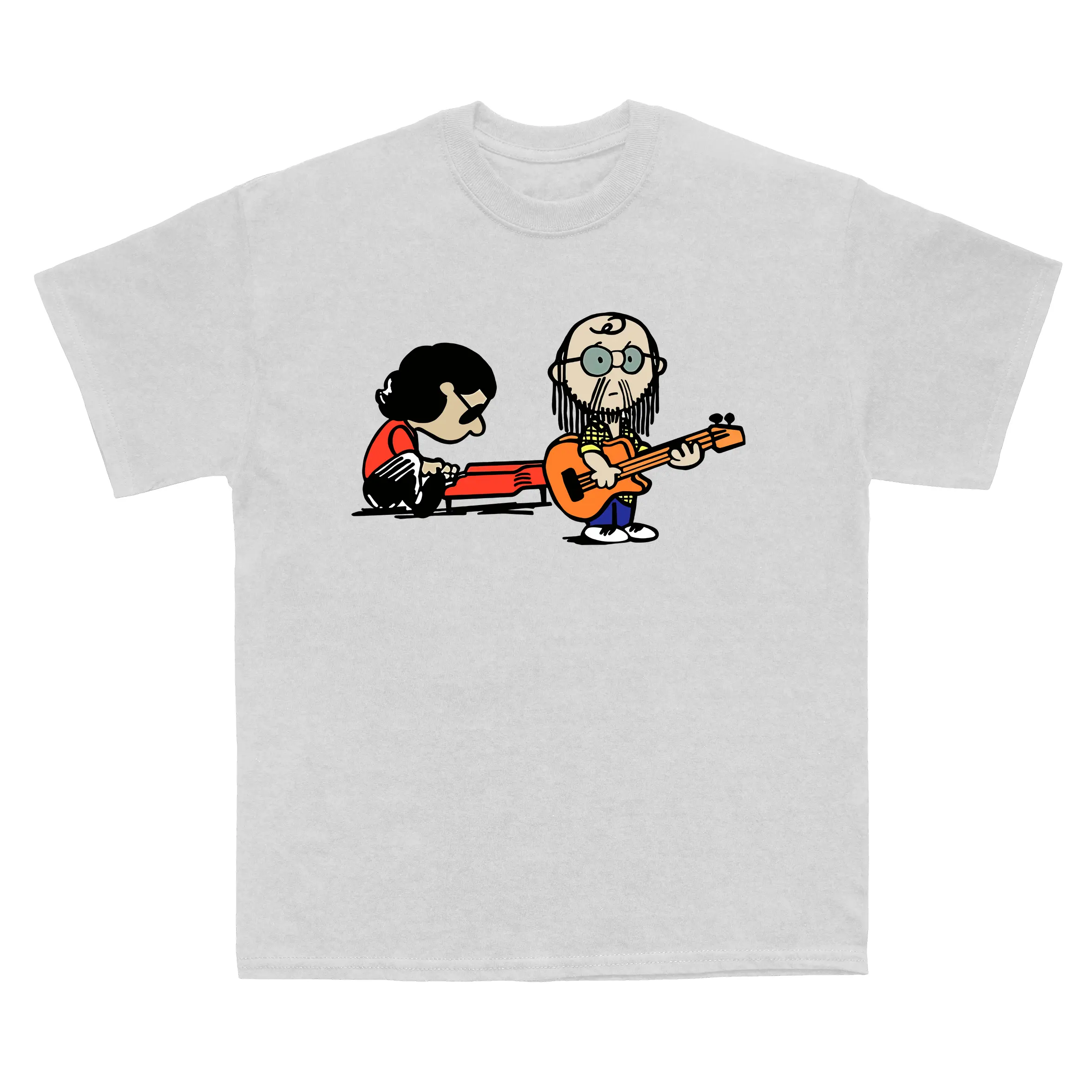 Steely Dan Cartoon T-Shirt , Funny Walter Becker & Donald Fagen
