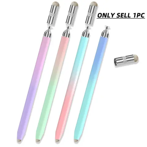 3 in 1 Fiber Tip Stylus Pen, High Precision Digital Stylus Pen with Disc Nib, Compatible with iPhone iPad Android Tablet & All Touch Screens, Touchscreen Pen, Tablet Styluses, Stylus Pen For Touchscreen, Stylus Pens for Touch Screens