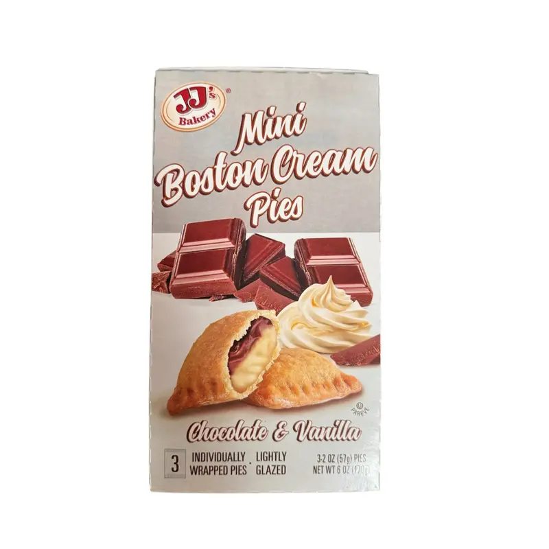 JJ’s Bakery Mini Boston Cream Pies- 3 pies In Box