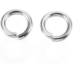 HDSupplies 100 Pieces - 304 Stainless Steel Jump Rings - 12mm - 12 Gauge (2mm Thickness)