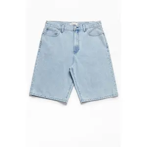 Pacsun Men's Austin Extreme Baggy Denim Shorts Light Blue