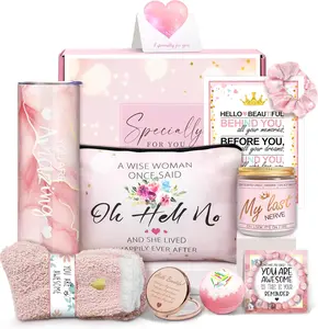 Gifts for Women,Birthday Gifts for Women Friendship, Gifts Basket with  Tumbler, Set for Women,Self Care  Idea for Mom,Her,Female Friend,Sister,Wife, Gifts for Women