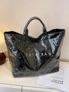 Starry Decorated Trendy Sweet Women's Shoulder Bag, High-Quality Modern Tote, Large Capacity, Perfect Gift, Shopping, Dating, Commuting, Travel