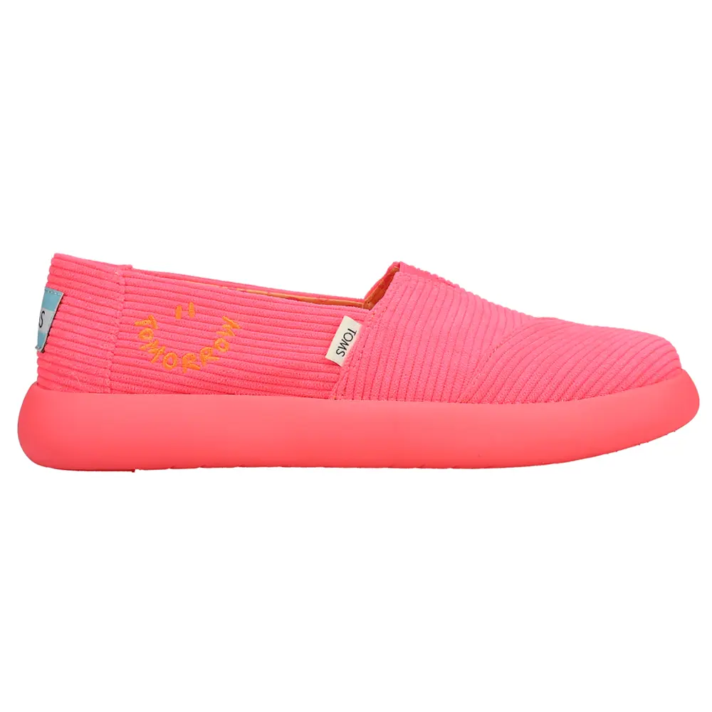 TOMS Womens Alpargata Mallow Slip On Sneakers Shoes Casual - Pink