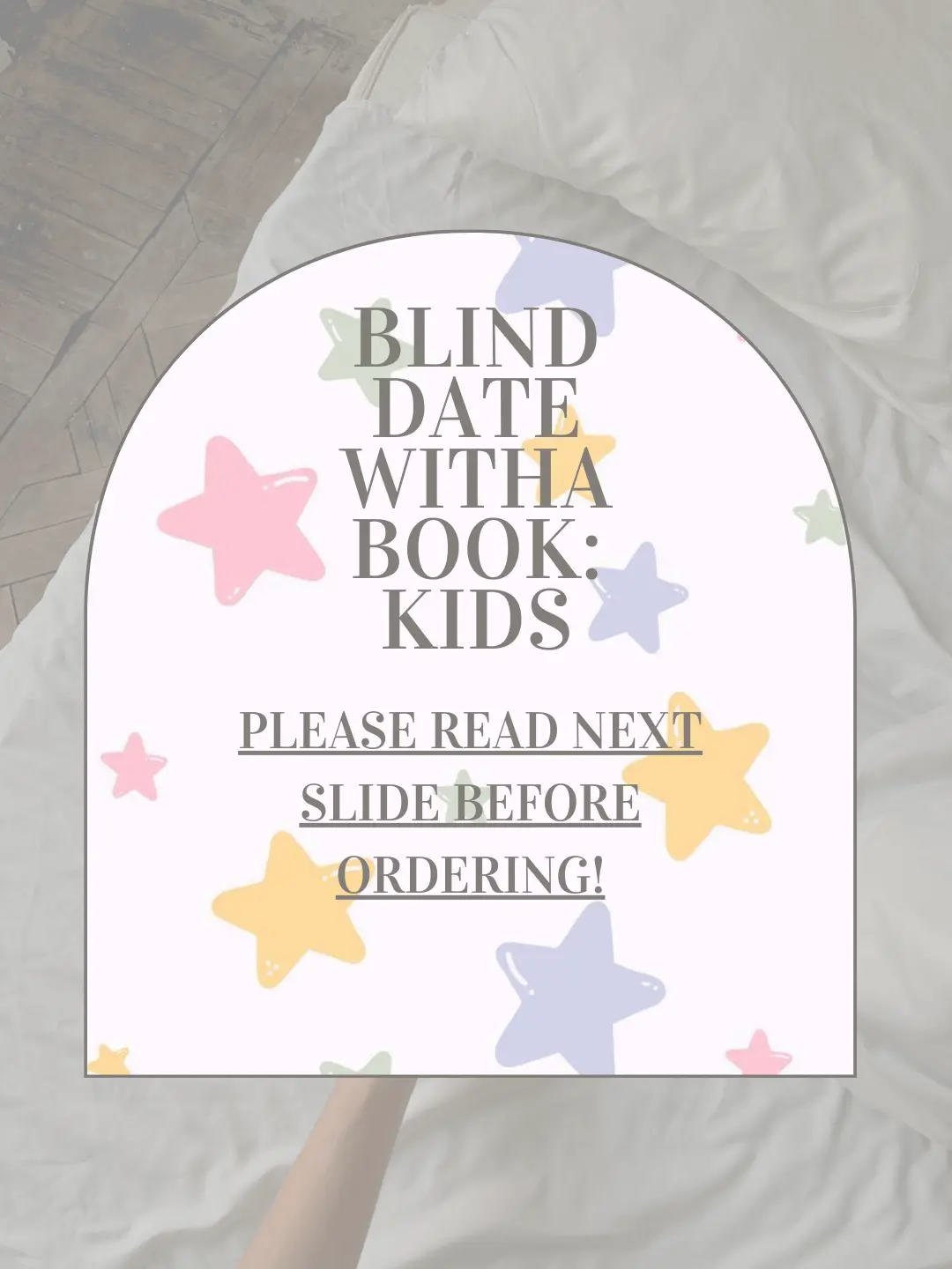 Blind Date with a Kids Book