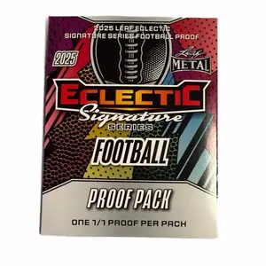 2025 Leaf Metal Eclectic Signature Series Football Proof Pack