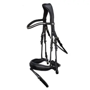 Schockemoehle Sports Bridle "Malibu" Anatomic Dressage Snaffle