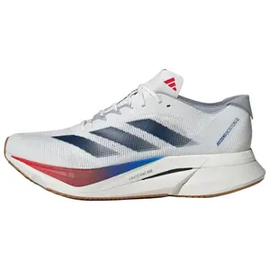 Adidas Adizero Boston 12 Men's Low-Top Running Shoes with Comfort, Breathability, and Durability in White-Red Trending Shoes, House White Official Shoes to Get / Maison Mihara