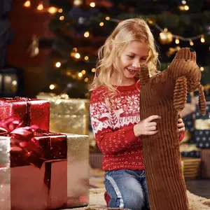 Cute Long Dachshund Dog Shaped Plush Toy, Stuffed Animal Pillow, Soft & Comfy Plush Home Decorative Cushion for Sofa, Bed, Sofa, Office, Car, Home Decor