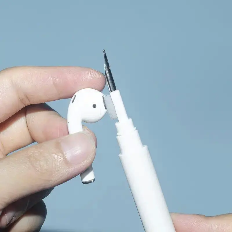 3-in-1 Earphone Cleaning Brush, Portable Lightweight Compact Durable Plastic Earphone Cleaning Pen, Multifunctional Earbuds Cleaning Tool Earbud Hygiene Care for AirPods, Airpods Pro