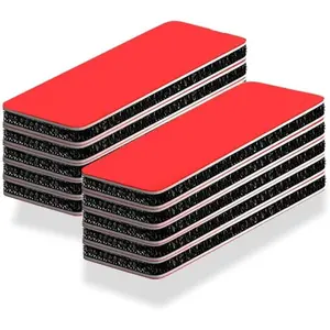 Household daily necessities Heavy Duty Adhesive Hook and Loop,10 Sets 1.2x3.2 inch Double-Sided Strength Sticky Fastener Mounting Strip for Classroom Home Office Organizing Crafts Mounting