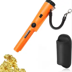 Battery Required Metal-Detector, Handheld Metal-Detector with LED Light, Gold Prospecting Equipment, Waterproof Multi-functional Detector for Jewelry Copper Steel Aluminum (Without Battery)