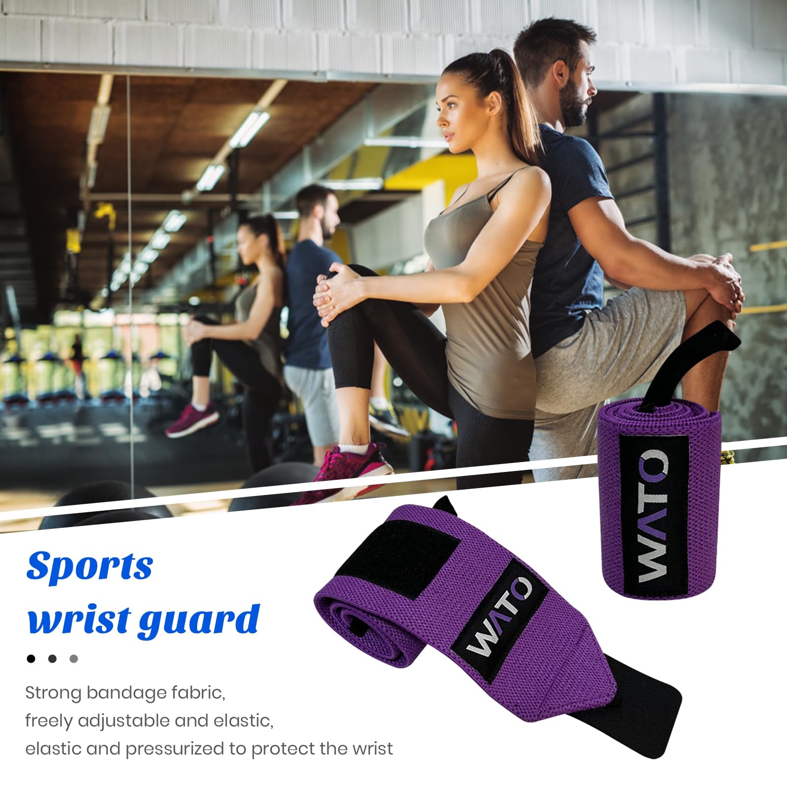 Wrist Wraps for Men and Women , Adjustable Compression Wrist Brace for Carpal Tunnel, Wrist Support,Lifting Straps Wrist Bands for Fitness, Weightlifting, Gym Workout