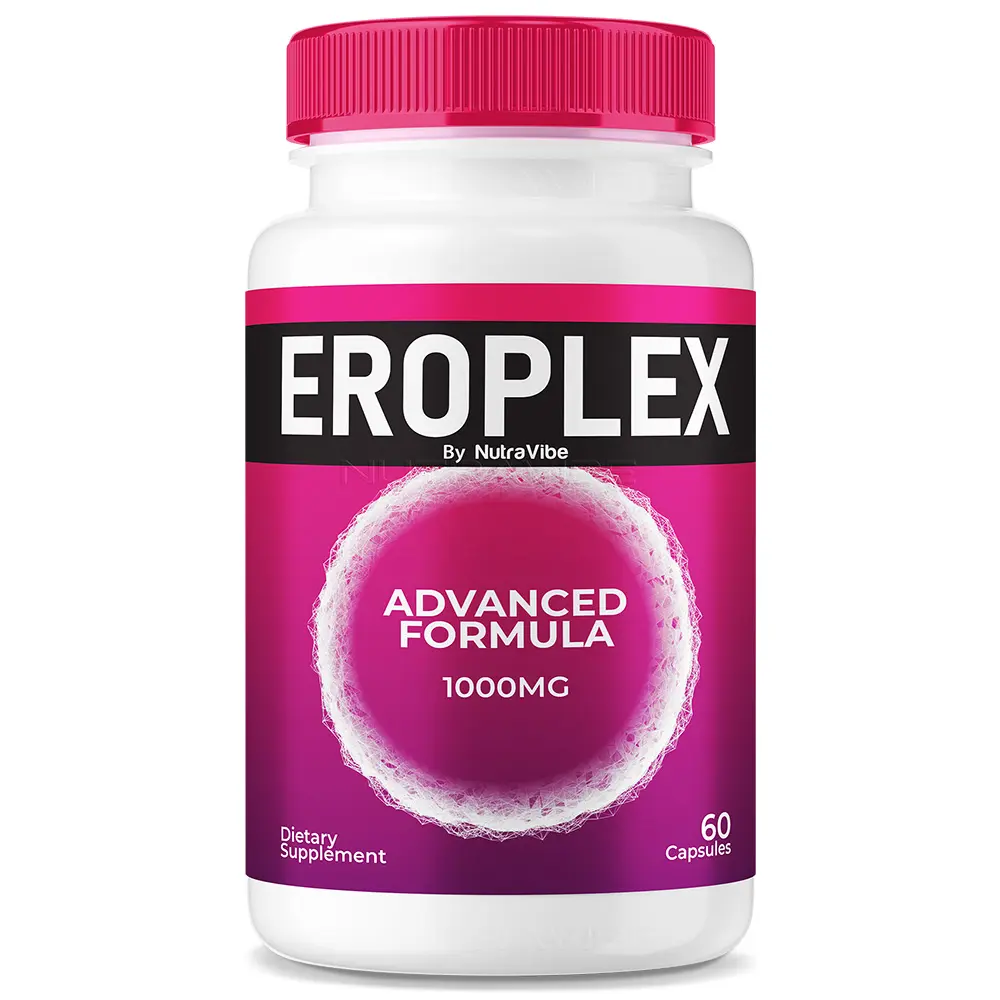 Eroplex Capsules - Advanced Formula 1000mg Capsules with Natural Ingredients for Health & Wellness 60 Count