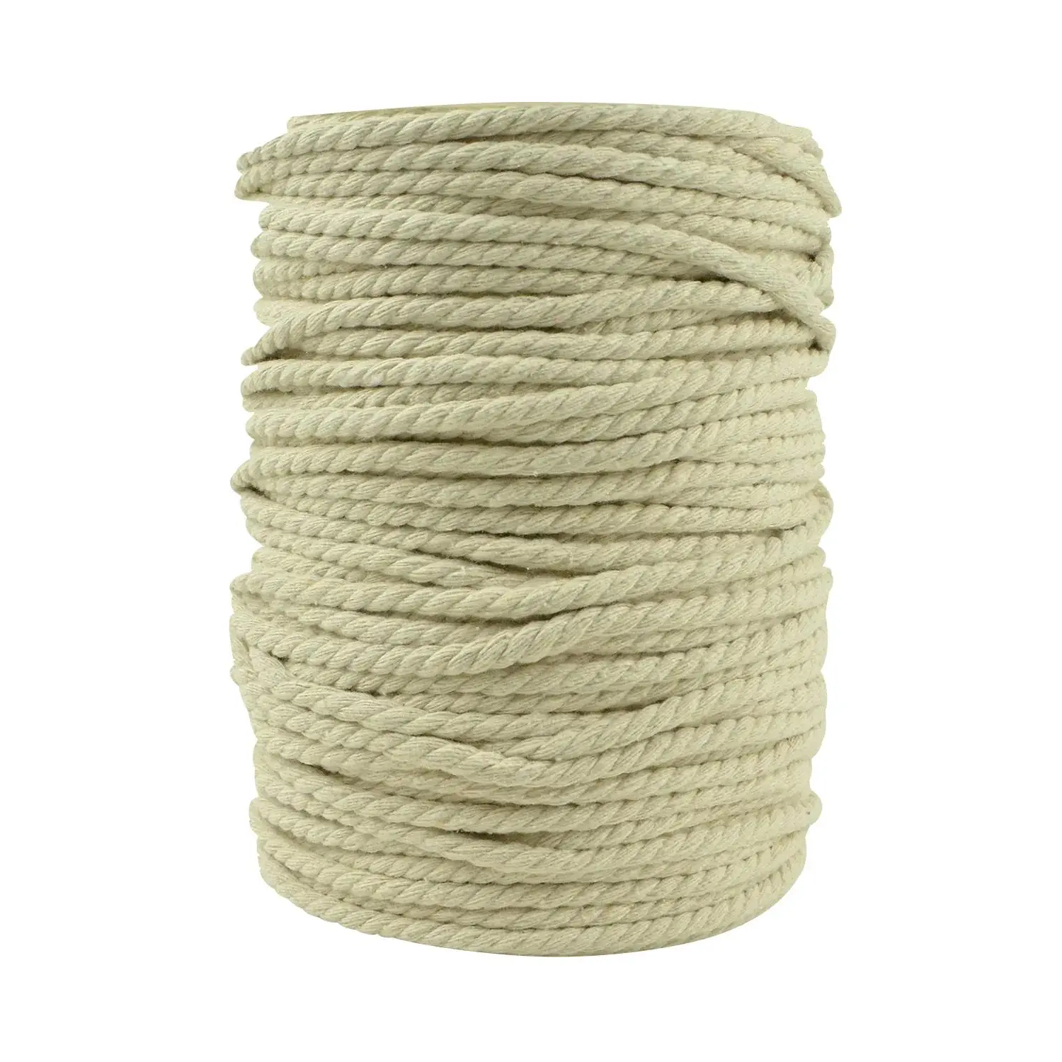 5mm x 327 ft (109 Yd.) Natural Cotton Macramé Cording, 5-Ply, 1 Spool for DIY Decor, Adults (Toys & Hobbies, Scrapbooking & Stamping Supplies)