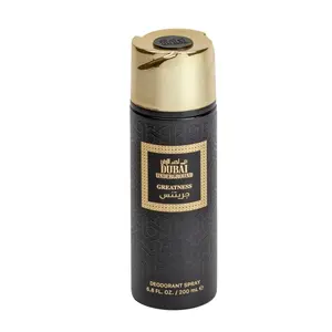 Dubai Underground | GREATNESS (Jalalat) 6.8oz Non-Aerosol Deodorant Spray for Unisex - Long-Lasting Fresh Masculine & Oriental Scent - Provides All-Day Odor Protection - Blend of Woody, Spicy, and Citrus Notes | Ideal for Everyday Use