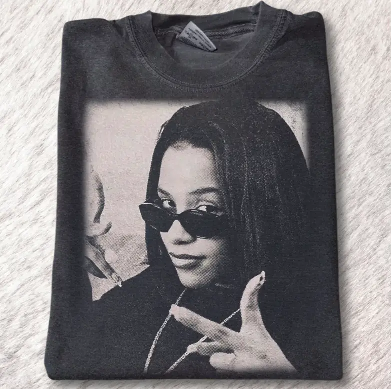 Aaliyah T-shirt, Album Cover Shirt, Music Shirt, Vintage Rap Hip Hop Tee Aaliyah, Aaliyah Merch, Album Cover Tee Top Menswear Womenwear