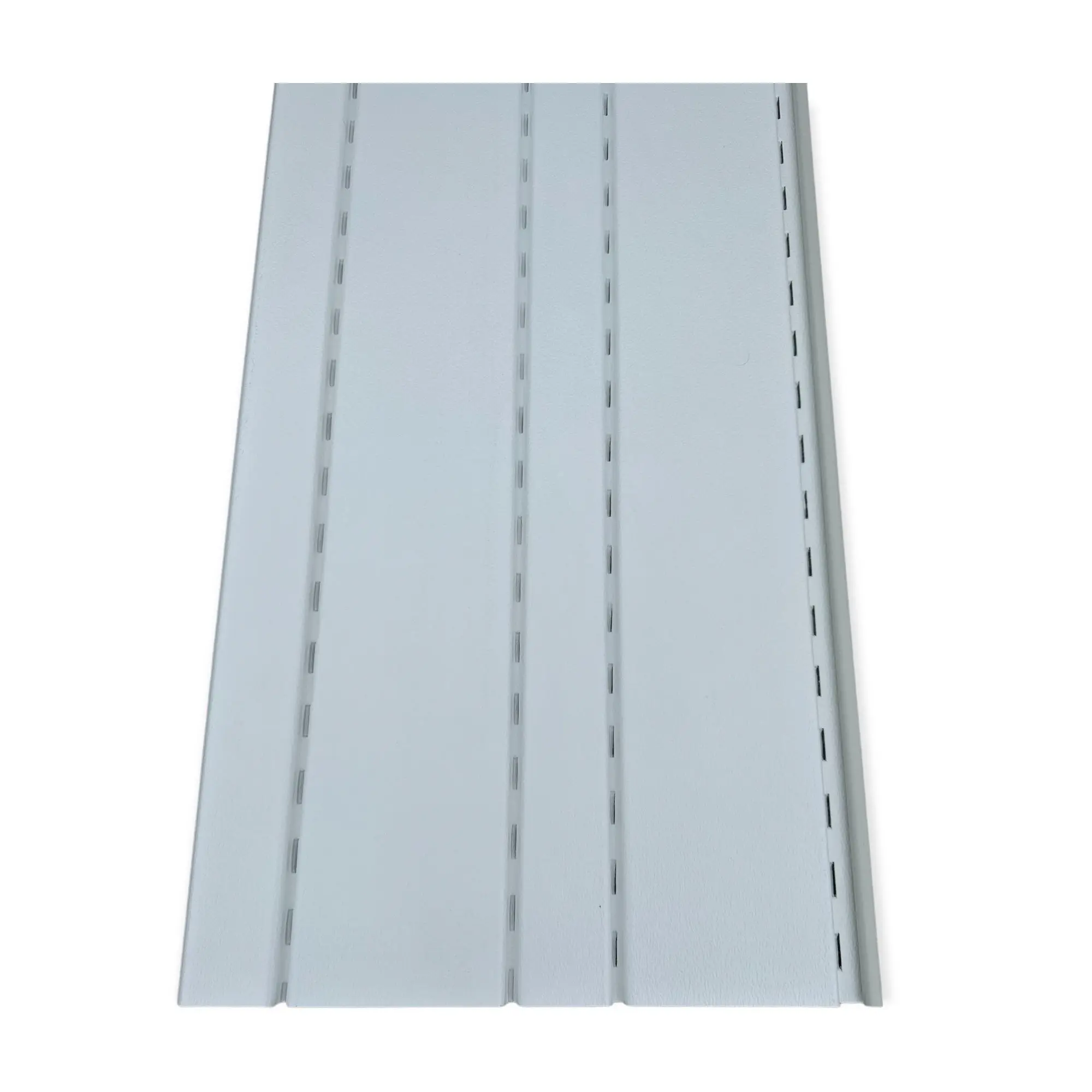 Mobile Home Rustique RIBB Vinyl Skirting White Vented 16" x 35" Panel (8 Pack)