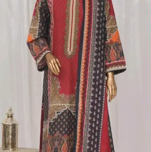 Binsaeed Printed 3pc Set with Lawn Dupatta - Sizes S, M, L, Price 3450