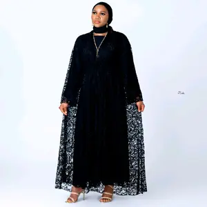Ayeesha Full lace 4pcs Abaya