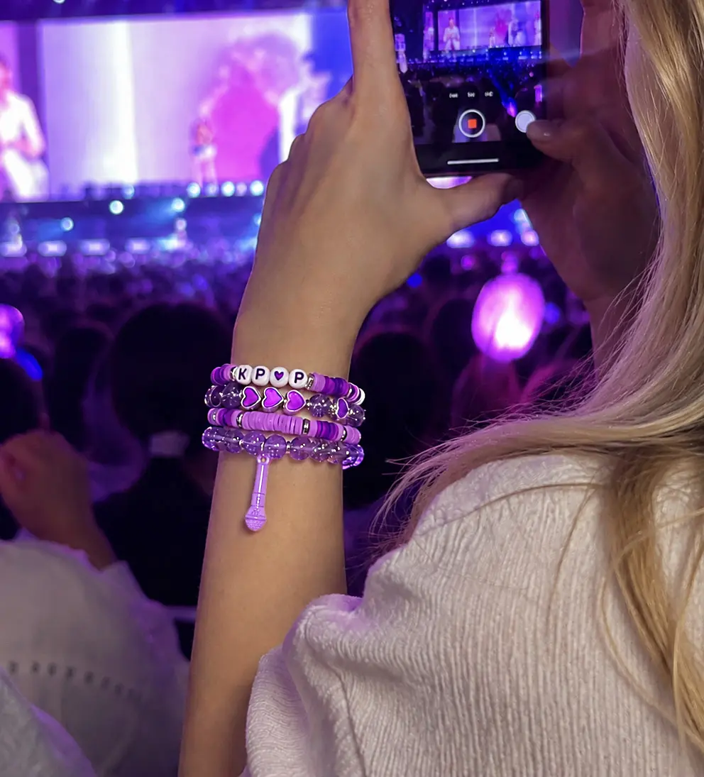 KPop Merch Bracelet for Women Gir Daughter Besties Fans | Anime Style Stuff for Hunters Cosplay Outfits, Friendship Bracelets Gifts for Kpop Concert Fan Meets